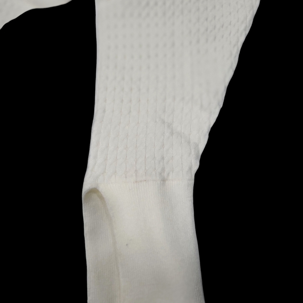 WEWOREWHAT Mock Neck Cozy Sweater Romper - Picture 4 of 8